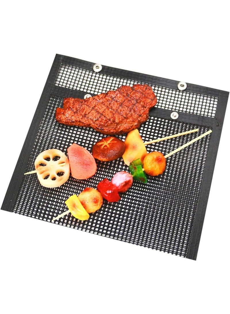 Reusable Non-Stick BBQ Grill Mat Mesh – Heat Resistant Barbecue Grilling Pad for Meat, Fish & Vegetables | Easy Clean Outdoor & Indoor Grill Mat - Image 1